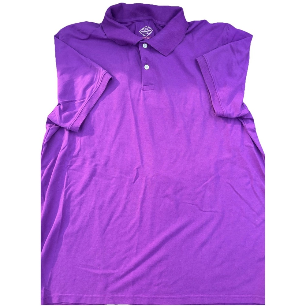 St. John's Bay Polo Shirt Men's Size Large Comfort Flex Classic Fit Purple